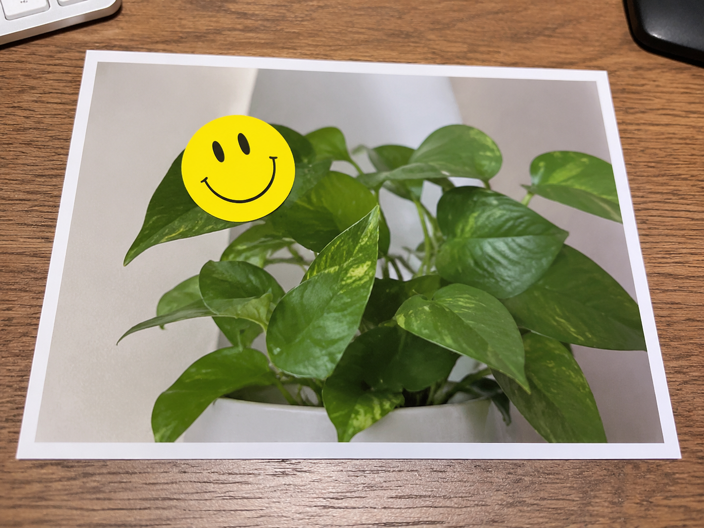 Remove stickers Before: Sticker overlay